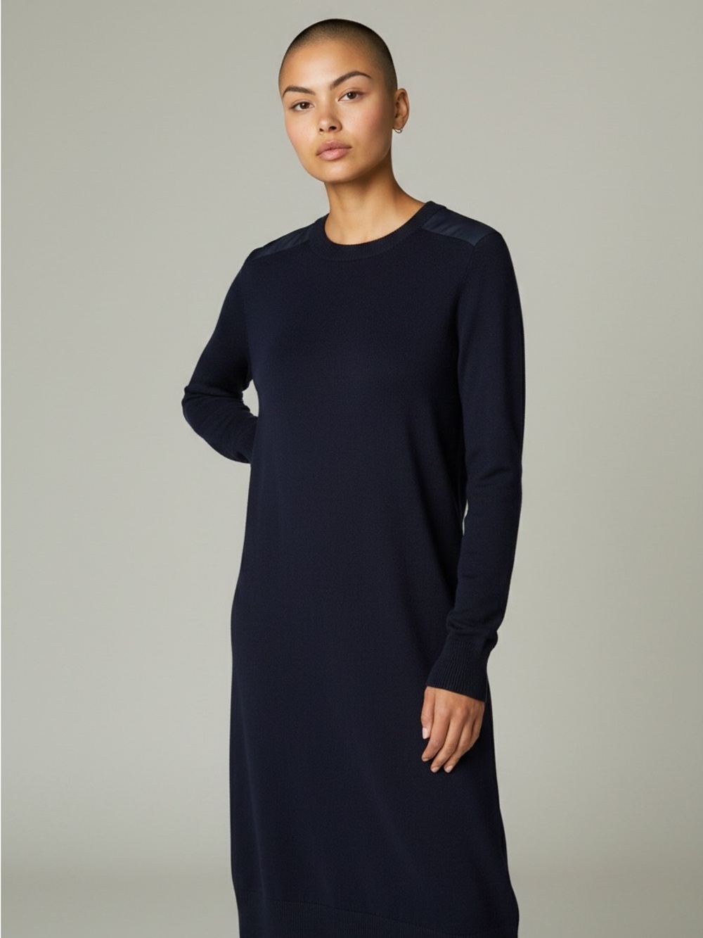 GAP Navy Midi Dress 100% Merino Wool XL